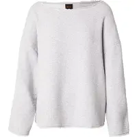 BOSS Sweat ample en coton mélangé à bords bruts