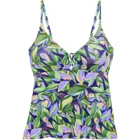 s.Oliver Haut de tankini bleu marine / bleu-gris / menthe / vert clair