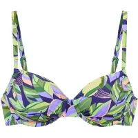 s.Oliver Hauts de bikini bleu nuit / vert / vert clair / lavande