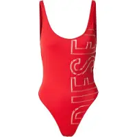 Diesel Maillot de bain 'PAMELA' rouge / rouge pastel / blanc