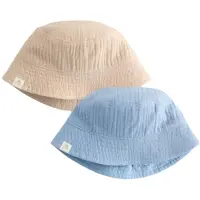 Next Chapeau sable / bleu clair