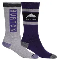 Burton Weekend Midweight Socks 2 Pairs Gris,Violet EU 30-32 Fille