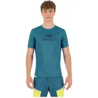 Karpos Loma Evo Print Short Sleeve T-shirt Bleu L Homme