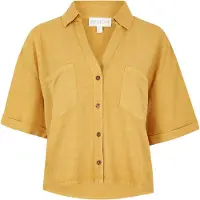 Apricot Chemisier jaune d'or