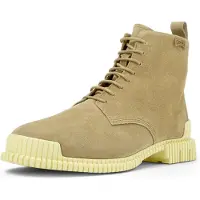 Camper pour femme. K400830-004 Bottines en cuir Pix marron (36), Plat, 1 à 3 cm, Lacets, Casuel