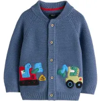 Next Cardigan bleu / jaune / rouge
