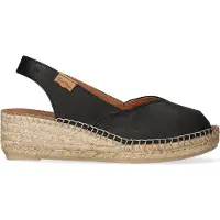 Toni pons Bernia-p Sandales compensées à espadrilles Noir UE 42 Femme Noir UE 42