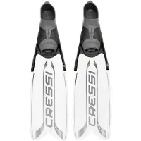 Cressi Gara Turbo Flex Freediving Fins Blanc EU 44-45