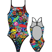 Turbo Stickers Swimsuit Multicolore S Femme
