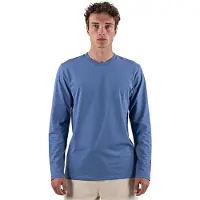 The Mountain Studio Field Long Sleeve T-shirt Bleu L Homme