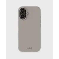 Holdit Coque Silicone Apple iPhone 16 - Taupe