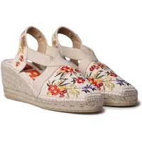 Toni pons Montjoi Espadrilles compensées Beige EU 37 Femme Beige EU 37