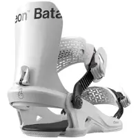Bataleon Chaos Heelwarp Snowboard Bindings Argenté M-L