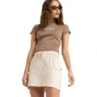 Roxy Surfing Horizon Short Skirt Beige L Femme