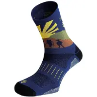 Enforma Socks Chaussettes Enforma Peregrino Trekking mi-longues, bleu, pointures 35-38, bleu, pointures 35-38