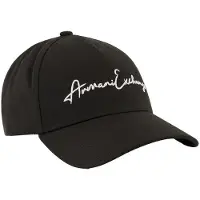 Armani Exchange pour homme. 954224CC51637421 Cap Letras noir (OSFA), Casuel, Coton