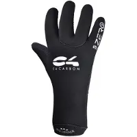 C4 Neoprene Zero Dry 2 Mm Gloves Noir S