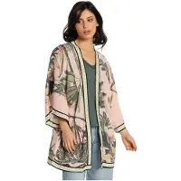 LOIS Jeans 10978 3/4 Sleeve Kimono Beige,Rose M Femme
