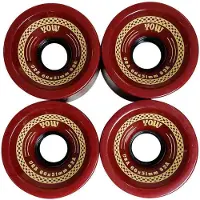 YOW Ura 82a Skateboard Wheels Doré 66 x 51 mm