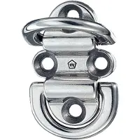 WICHARD Double Folding Pad Eye Chain Ring Argenté 10 mm