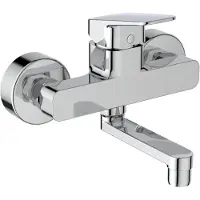 Ideal standard Mélangeur lavabo mural Ceraplan apparent, saillie 148-153mm BD241AA Chrome