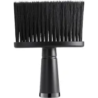 Lussoni Neck Brush Brosse de nettoyage des cheveux en plastique noir