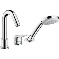 Hansgrohe HG Set de montage final LOGIS f 3 trous mitigeur bain/douche chromé