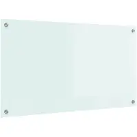 vidaXL Dosseret de cuisine blanc laiteux 90 x 50 cm Verre trempé