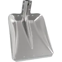 vidaXL Tête de pelle Argent 45 x 38 cm Aluminium