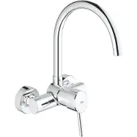 GROHE Concetto Mitigeur d'évier mural chromé - 32667001