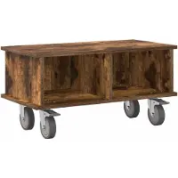 vidaXL Support TV Chêne fumé 68,5 x 35 x 35 cm Bois composite