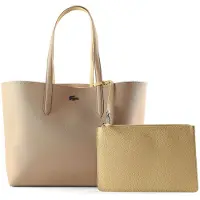 Lacoste sac à épaule sac shopper Anna Shopping Bag Viennois Soja marron clair