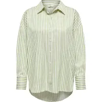 JDY Chemisier 'JDYVESPER' vert pastel / blanc