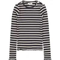 Garcia T-Shirt noir / blanc cassé