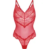 Hunkemoller Body 'Isabelle' rouge