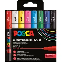 Posca SET 8 PC1MC MARQUEURS ASS