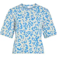 Vila Pull-over 'VIMayas' azur / blanc naturel