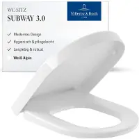 Villeroy & Boch Subway lunette de toilette Blanc 9m556101
