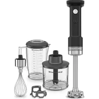 KitchenAid 5KHBRV05BM, Mixeur plongeant, 1 litre, Noir