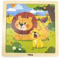 Viga Toys Viga 44627 Puzzle avec 9 éléments - lew (9 pièces)