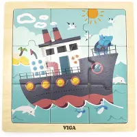 Viga Toys Viga 44630 Puzzle avec 9 éléments - statek (9 pièces)