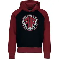 Amon Amarth Sweat-shirt à capuche de - Logo - S - XXL - pour Homme - noir/bourgogne - Taille M