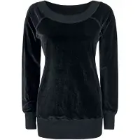 Forplay Sweat-shirt de - Pull En Velours - M - 3XL - pour Femme - noir - Taille XXL