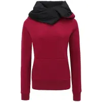 Forplay Sweat-shirt à capuche de - Pentagram - XS - XXL - pour Femme - bordeaux - Taille XL
