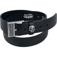 Rock Rebel by EMP Ceinture de - Decorate Your Belt - pour Unisexe - noir - Taille 90 cm
