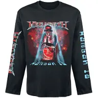 Megadeth T-shirt manches longues de - Vic Hangar - S - M - pour Homme - noir - Taille M