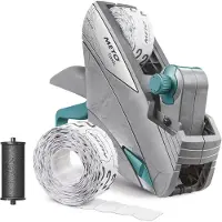 Meto Étiqueteuse de prix Classic S 1026/12, 1 ligne, 10 chiffres, pour étiquettes de format L 26 x H 12 mm, rouleau d'encre et rouleau d'étiquettes inclus