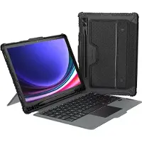 NILLKIN Bumper Combo Backlit Version Samsung Tab S9+ Wireless Keyboard Clair