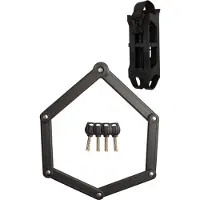 Master Lock Antivol pliable à clé , Diam.4 mm