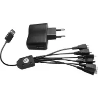 Midland bloc d'alimentation 6x câble de charge USB pour ATR 100/200/TelMe/Multicom 29930